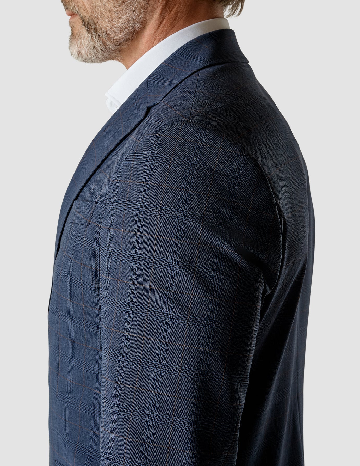 Essential Blazer Regular Royal Blue Check